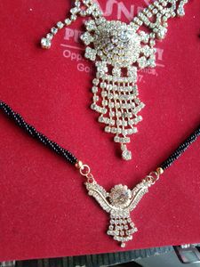 Necklace with mangalsutra