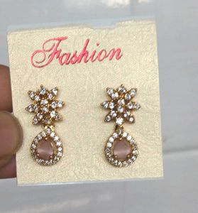Elegant Rose Gold Drop Earrings