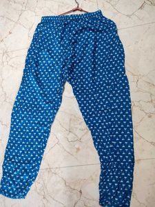 Blue Floral Print Kurta