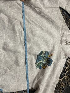 Grey Graphic Hoodie