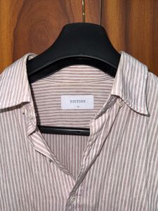 Men's Striped Casual Shirt | Size(Medium)