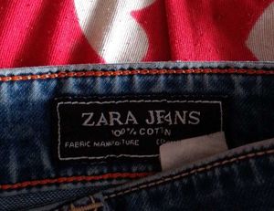Zara Man Blue Denim Jeans