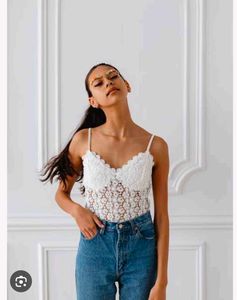 White Lace  H&amp;MBodysuit