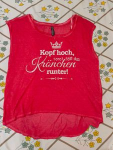 Fun "Kopf hoch, sonst fallt das Kronchen runter!"