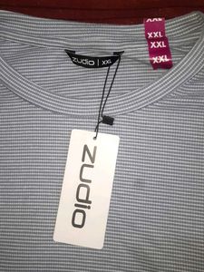 Light Blue Striped Long Sleeve Top from 'Zudio '.