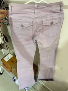 Lavender Flare Jeans