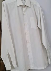 Silkina self designed (striped) Off White Shirt