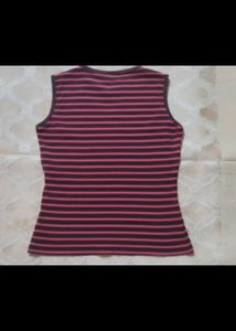 Striped Sleeveless Top