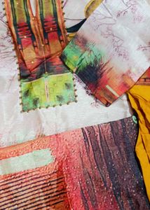 Vibrant Printed Kurta with Embellishments