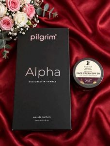 Combo Pilgrim Alpha Eau de Parfum & Face Cream Set