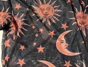 Sun &amp; Moon mesh top