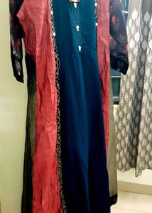 Navy Blue Sleeveless Maxi Dress