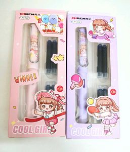 Cute Cool Girl Fountain Pen Set (1pc)