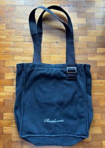 Charcoal Black Tote Bag