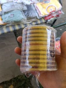 Set of Golden Bangles