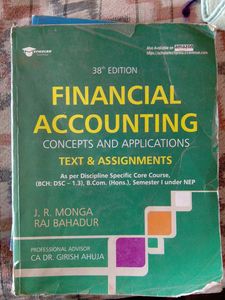 Financial Accounting Concepts & Applications