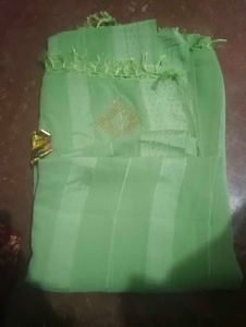 Elegant Light Green Saree