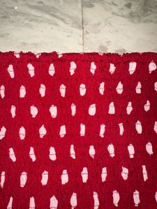 Red Smocked Tube Top