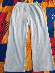 Grey Wide Leg Sweatpants