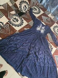 Embroidered anarkali gown