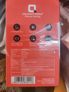 Quantron Wireless Mouse new with tag