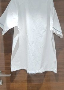 Striped white co-ords set Shirt n shorts