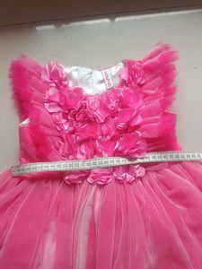 Pink Flower Girl Dress