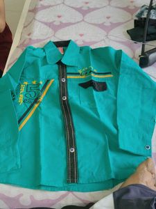 Boy's Stylish Green Shirt