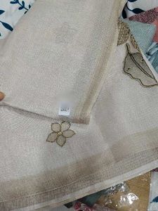 kota silk half white saree