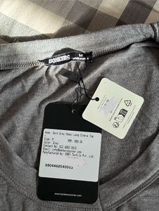 Bonkers Corner Dark Grey Modal Long Sleeve Top