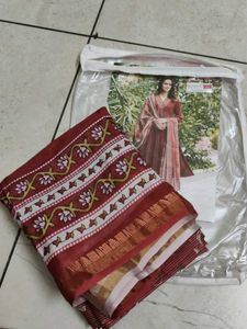 Premium three piece silk kurta