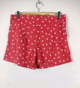 Red Polkadot Shorts (Women's)