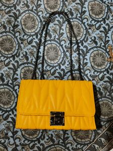 New Yellow sling bag