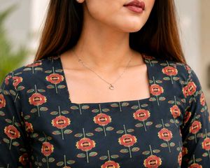 Stylish Printed Kurta-M