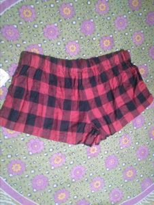 Red &amp; Black Plaid Sleep Shorts