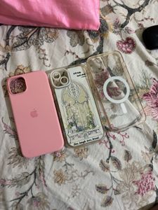 3 iPhone 15 plus Cases Lot