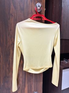 Co-ord Set Yellow Ruched
