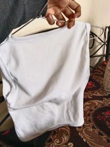 Basic White Ribbed Tank Top