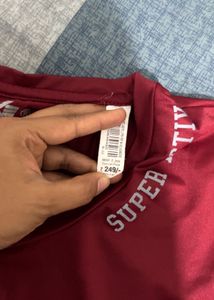 Maroon Athletic T-Shirt