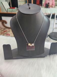92.5 Sterling Silver Light Weight Necklace