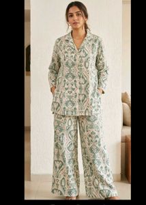 Ikkat Print Pure Cotton Codset