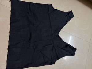 Dark Blue Textured T-Shirt
