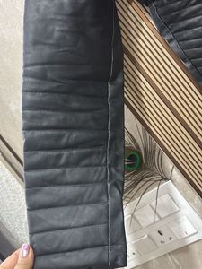 Stylish Black Faux Leather Jacket