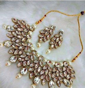 Sparkling Crystal Necklace & Earring Set