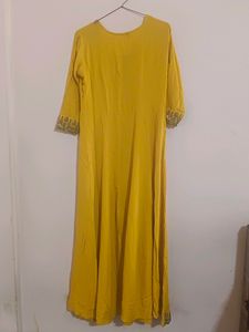 Yellow Anarkali Kurta
