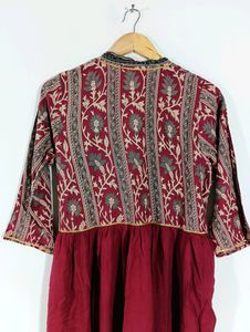 Maroon Printe Kurta (Women)