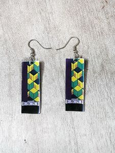 demon slayer giyuu tomioka earrings cosplay