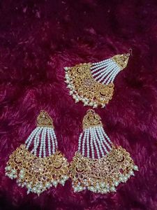 earings with jhumar