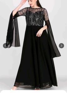 Elegant Black Party Gown