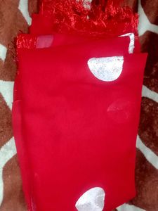 Red saree